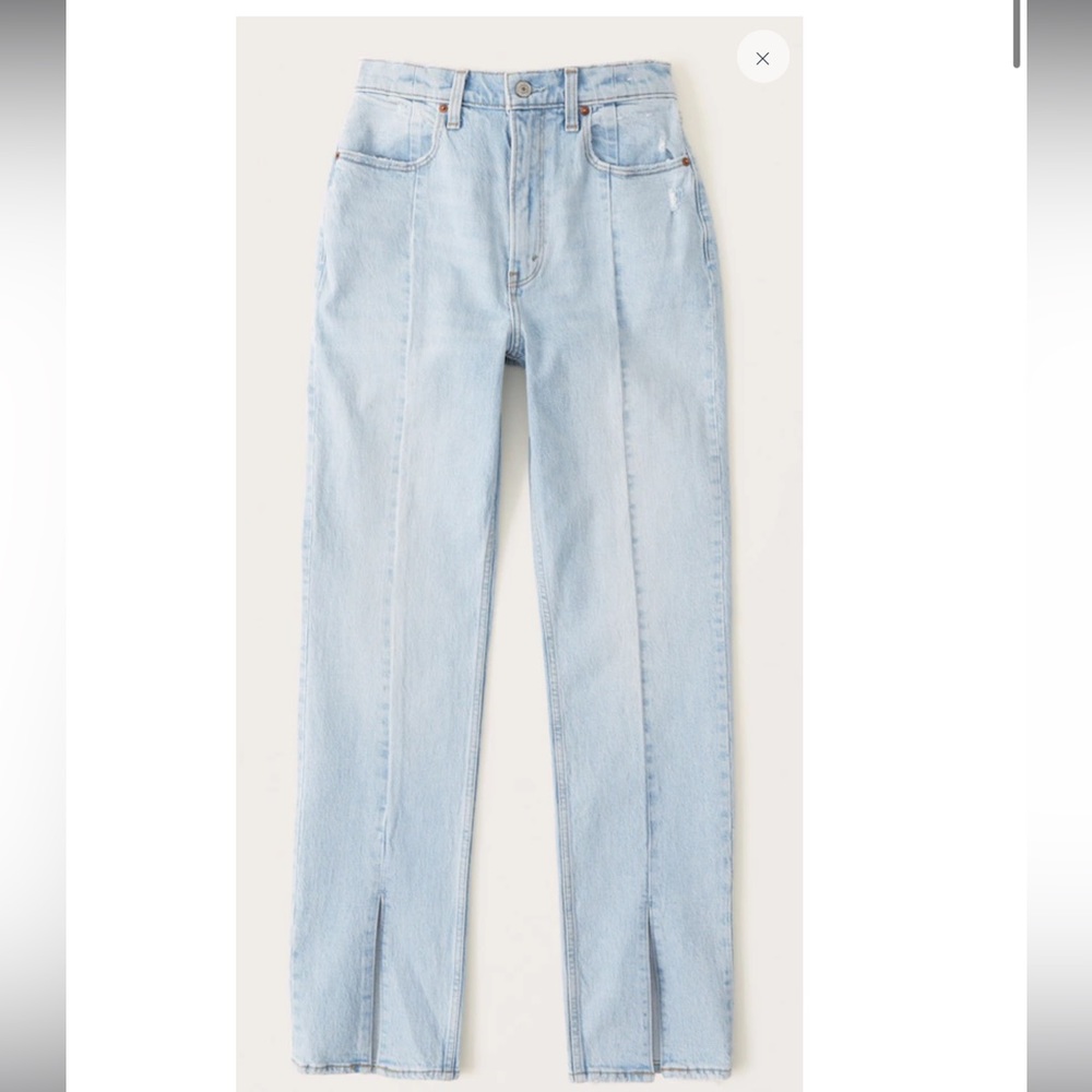 Abercrombie Ultra High Rise 90’s Straight Jean